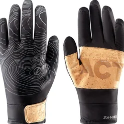 Handschuhe & Schals*ZANIER Gloves Damen oder Herren Fingerhandschuhe Bleed X Eco Active Handschuhe Schwarz