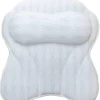 Körperpflege & Wellness*Zenfinity Moments Badewannen-Kissen zur Unterstützung von Kopf, Nacken und Rücken Bad-Zubehör 43x43cm Bad-Kissen Wellness Weiß