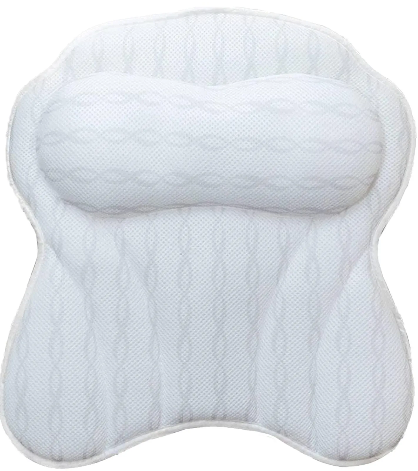 Körperpflege & Wellness*Zenfinity Moments Badewannen-Kissen zur Unterstützung von Kopf, Nacken und Rücken Bad-Zubehör 43x43cm Bad-Kissen Wellness Weiß
