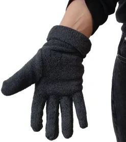 Handschuhe & Schals*ZWILLINGSHERZ Fleece-Handschuhe für Herren Finger-Handschuhe Winter-Handschuhe 4603H Anthrazit
