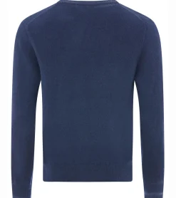 Pullover & Sweater*ZWILLINGSHERZ Herren 100% Kaschmir-Pullover Pullover mit V-Ausschnitt Langarm-Shirt Navy