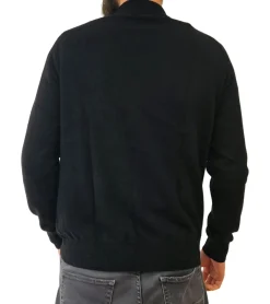 Pullover & Sweater*ZWILLINGSHERZ Herren 100% Kaschmir-Pullover Pullover mit Stehkragen Langarm-Shirt Schwarz